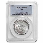 1936 York County, Maine Tercentenary Half Dollar MS-65 PCGS