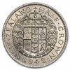 1937-1946 New Zealand Silver 1/2 Crown George VI AU