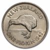 1937-1946 New Zealand Silver Florin George VI AU