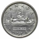 1937-1952 Canada Silver Dollar George VI Avg Circ (ASW .60)