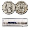 1937-D Washington Quarter 40-Coin Roll Avg Circ