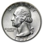 1937-D Washington Quarter BU