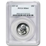 1937-D Washington Quarter MS-64 PCGS