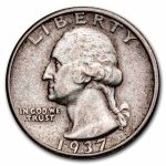 1937-D Washington Quarter XF