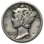1937 Mercury Dime Good/VF
