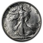 1937-S Walking Liberty Half Dollar BU