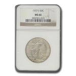 1937-S Walking Liberty Half Dollar MS-66 NGC