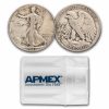 1937-S Walking Liberty Halves 20-Coin Roll Avg Circ