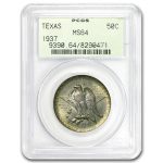 1937 Texas Half Dollar MS-64 PCGS