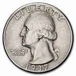 1937 Washington Quarter Good/Fine