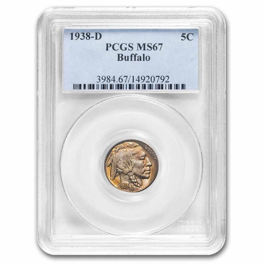 1938-D Buffalo Nickel MS-67 PCGS