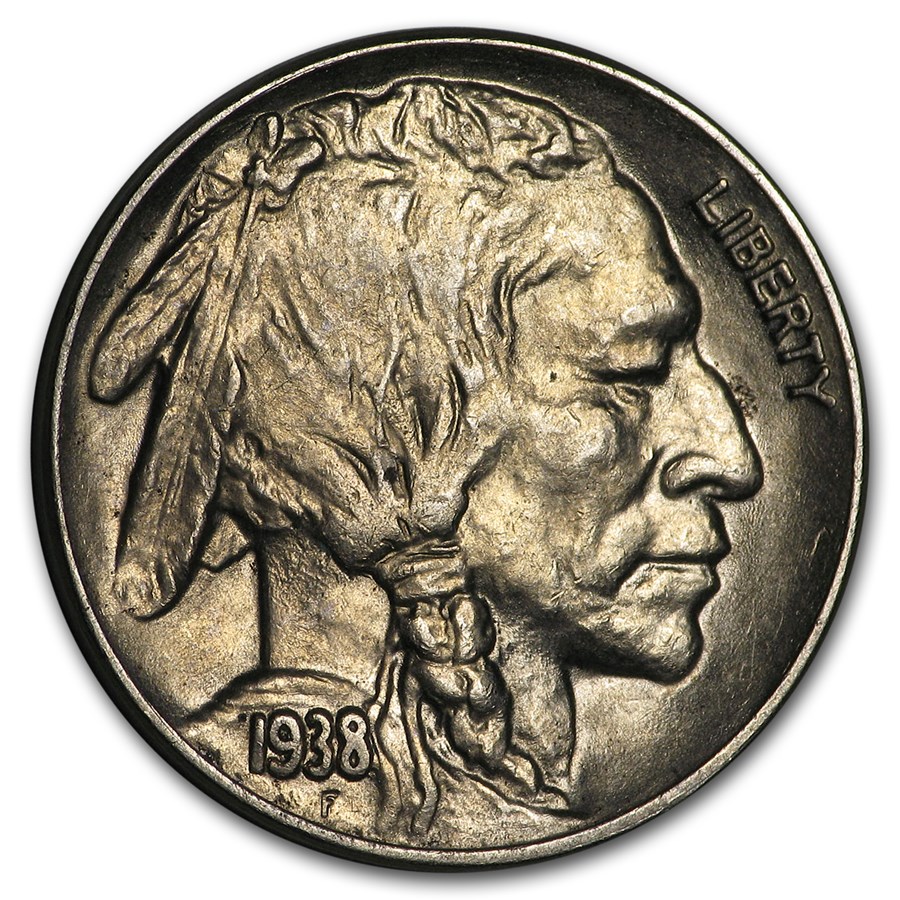 1938-D/S Buffalo Nickel BU