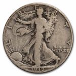 1938-D Walking Liberty Half Dollar VG