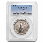 1938 Oregon Trial Half Dollar MS-66 PCGS