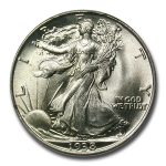 1938 Walking Liberty Half Dollar MS-66 PCGS