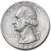 1938 Washington Quarter AU