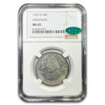 1939-D Arkansas Centennial Commemorative Half Dollar MS-65 NGC CA