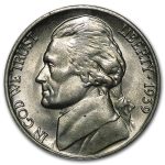 1939-D Jefferson Nickel BU