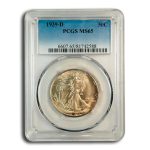1939-D Walking Liberty Half Dollar MS-65 PCGS