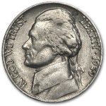 1939 Jefferson Nickel Doubled Die Reverse VF