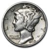 1939 Mercury Dime XF