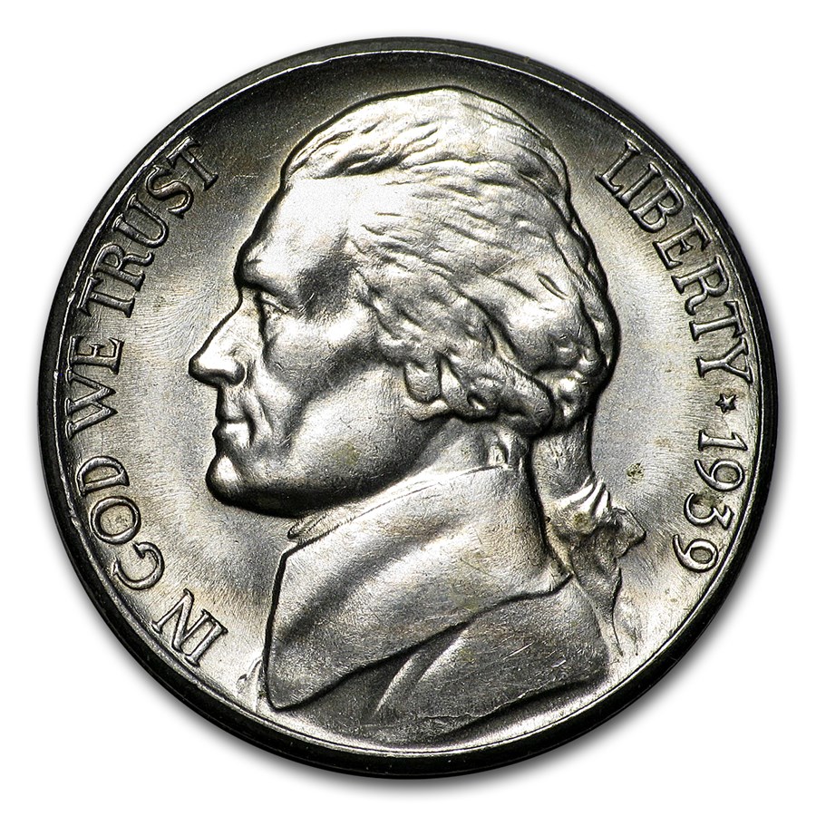 1939-S Jefferson Nickel BU