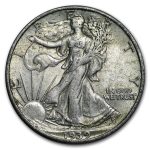 1939-S Walking Liberty Half Dollar AU