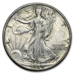 1939-S Walking Liberty Half Dollar XF