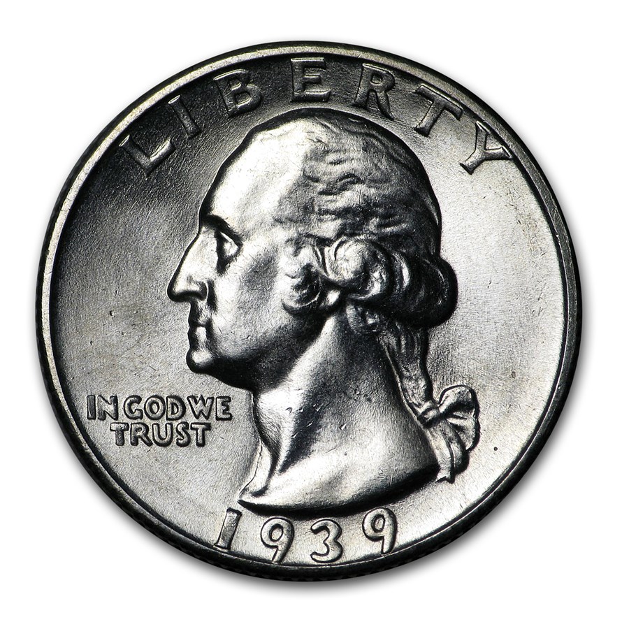 1939-S Washington Quarter BU