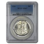 1939 Walking Liberty Half Dollar MS-67 PCGS