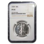 1939 Walking Liberty Half Dollar PF-65 NGC