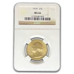 1939 Washington Quarter MS-66 NGC