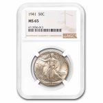 1940-1947 Walking Liberty Half-Dollar MS-65 NGC (Random)