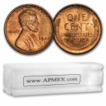 1940-D Lincoln Cent 50-Coin Roll BU