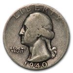 1940-D Washington Quarter Good/Fine