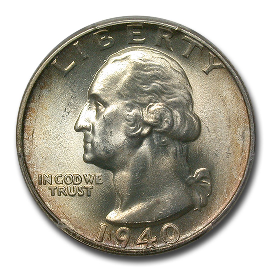 1940-D Washington Quarter MS-65 PCGS