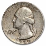 1940-D Washington Quarter VF
