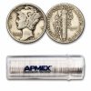 1940 Mercury Dime 50-Coin Roll Avg Circ