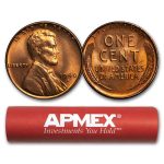 1940-S Lincoln Cent 50-Coin Roll BU