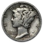 1940-S Mercury Dime Good/VF