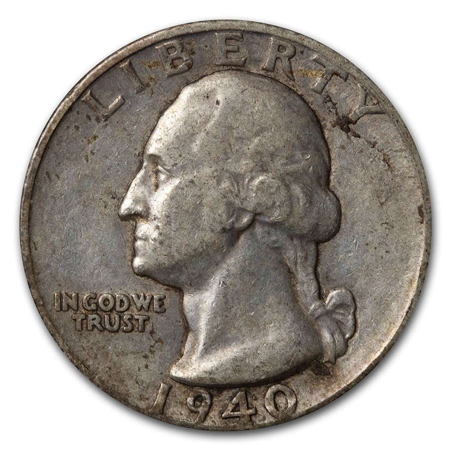 1940-S Washington Quarter Good/VF