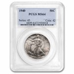 1940 Walking Liberty Half Dollar MS-64 PCGS