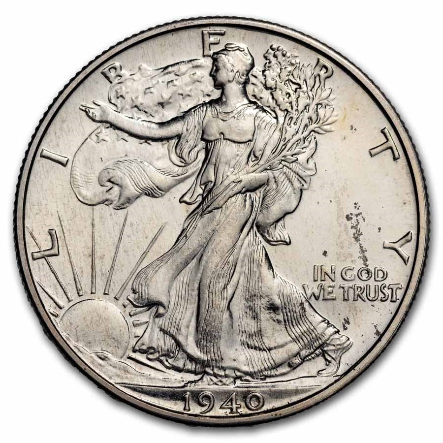 1940 Walking Liberty Half Dollar Proof