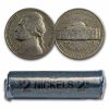 1941-D Jefferson Nickel 40-Coin Roll Avg Circ