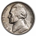 1941-D Jefferson Nickel AU