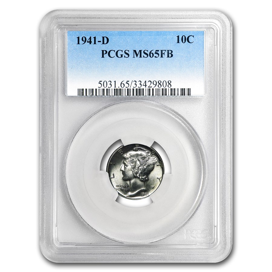 1941-D Mercury Dime MS-65 PCGS (FSB)