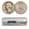 1941-D Washington Quarter 40-Coin Roll Avg Circ