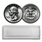 1941-D Washington Quarter 40-Coin Roll BU
