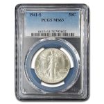 1941-S Walking Liberty Half Dollar MS-63 PCGS