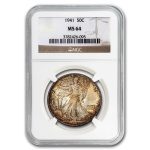 1941 Walking Liberty Half Dollar MS-64 NGC